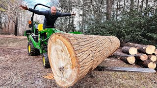 Чи Зможе Моя Пилорама Розрізати цю Супер Мега Величезну Колоду??? WoodMizer LX55 Sawmill