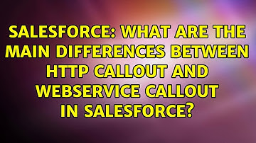 What are the main differences between Http Callout and Webservice Callout in Salesforce?