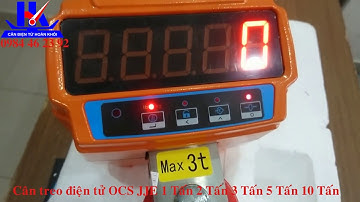 Cân Treo Điện Tử 1 Tấn 2 Tấn 3 Tấn 5 Tấn 10 Tấn OCS JJE  | #Cân Điện Tử Hoàn Khôi