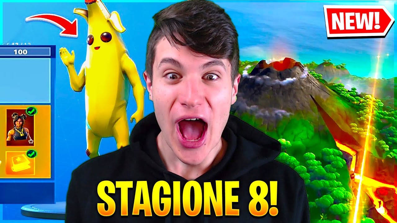 Il NUOVO PASS BATTAGLIA e la NUOVA MAPPA! REAZIONE STAGIONE 8 FORTNITE *Non ci credo*😱