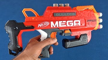 $20 Nerf Gun Review - Nerf Mega Bulldog AccuStrike Blaster Unboxing & Review