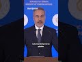 Hakan Fidan'dan Fransa'ya: Avrupa'daki küçük ülke