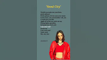 Seoul City Lyrics JENNIE Lyrics Seoulcity Jennie Trending 