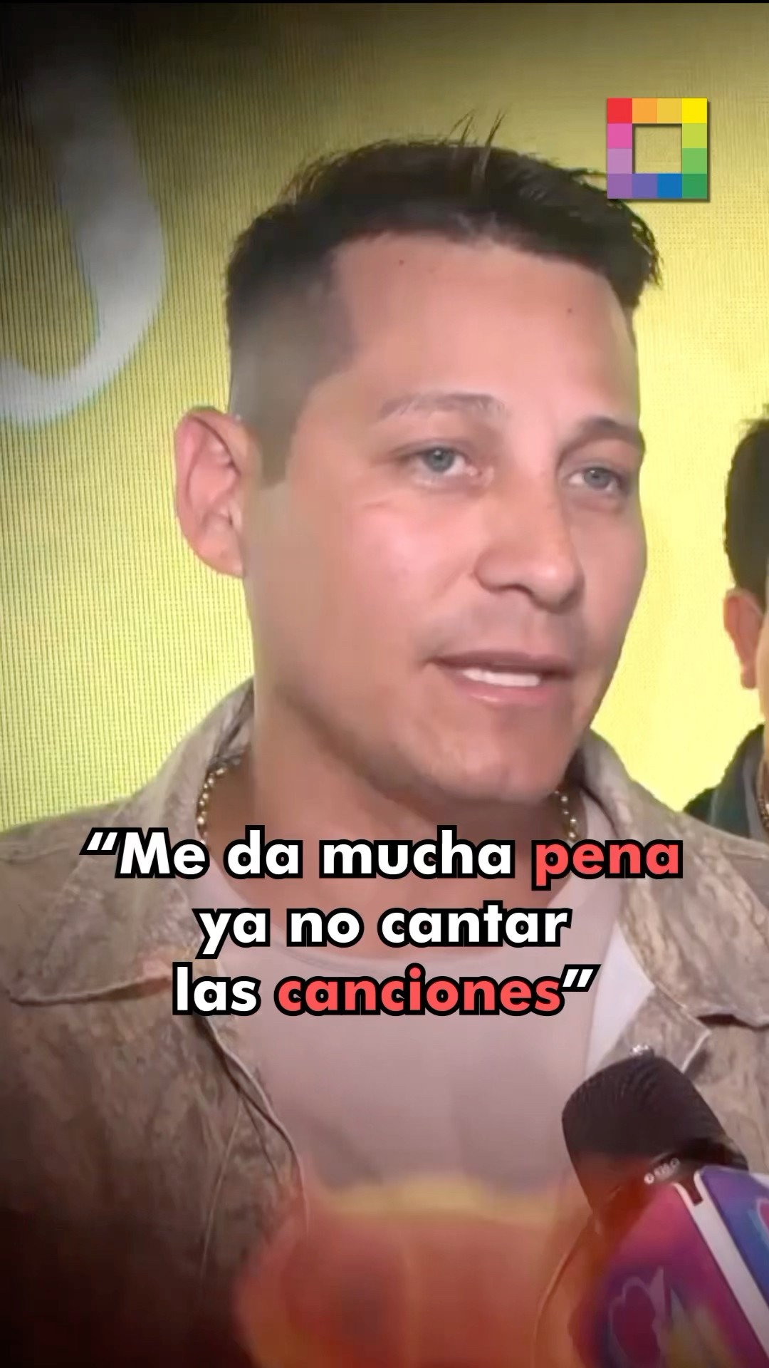 Luigui Carbajal : “Me da mucha pena ya no cantar las canciones”.#AmorYFuego