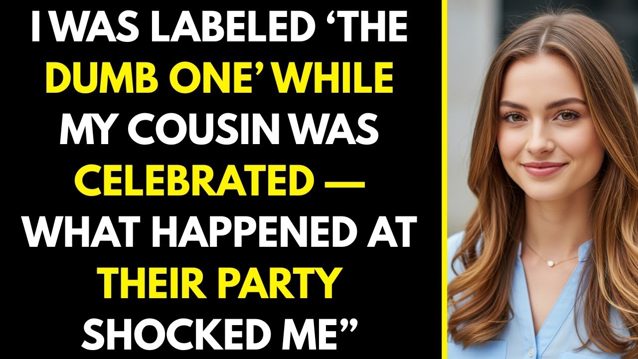 “I Was Labeled ‘The Dumb One’ While My Cousin Was Celebrated — What Happened at Their Party Shocked