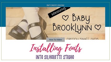 How to Install Fonts into Silhouette Studio