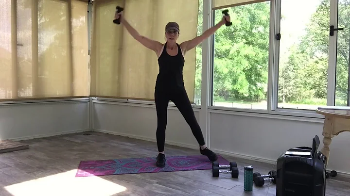 Low Impact HIIT Workout w/Weights + Plank Challenge