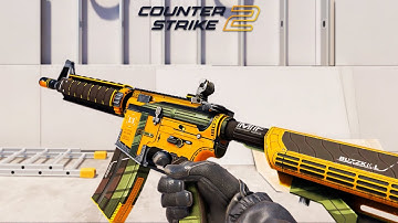 CS2 M4A4 | Buzz Kill - Skin showcase all floats [4K60FPS]