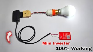 How to make mini inverter at home || Mobile charger se inverter kaise banaye.