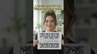 Name Coloring Pages #shorts