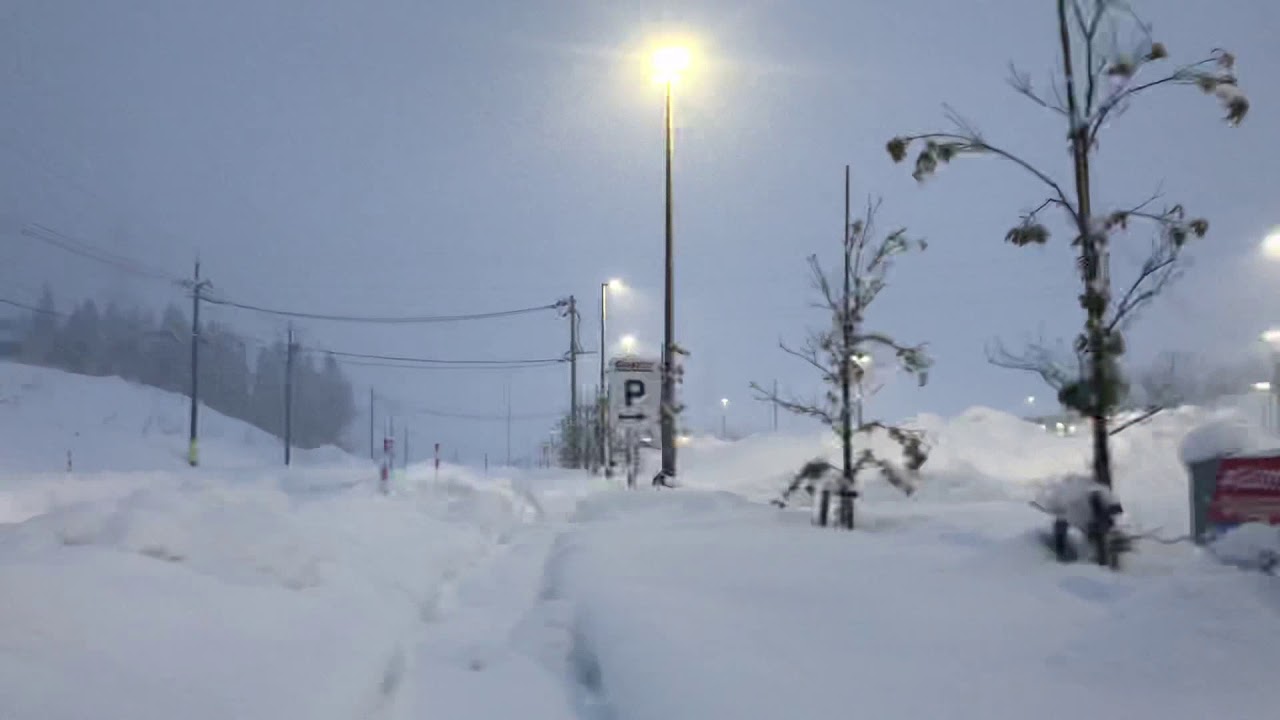 Toyama snow