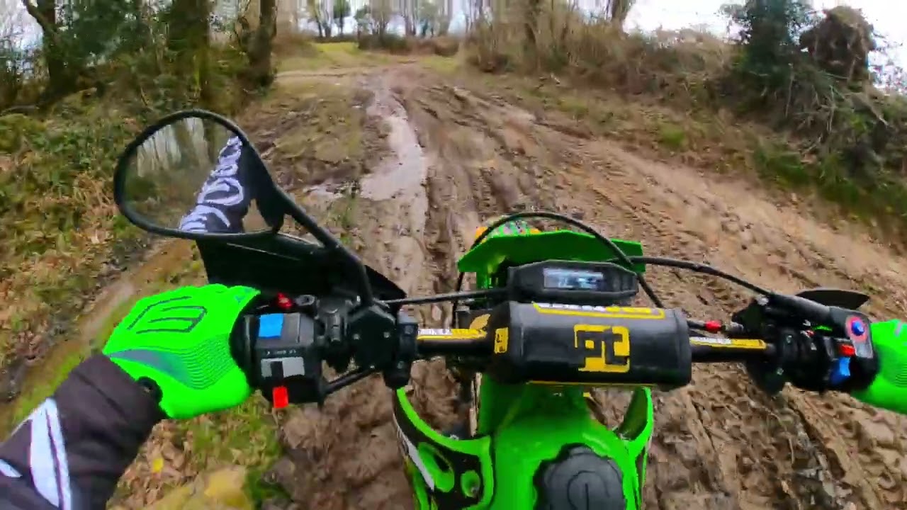 Sortie Enduro dans le canton des Pieux en 125 KDX