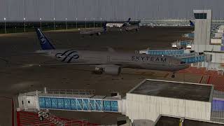 Vatsim Hajj Ops 2026 Jakarta to Jeddah Boeing 777-300ER GIA7461 - Prepar3D