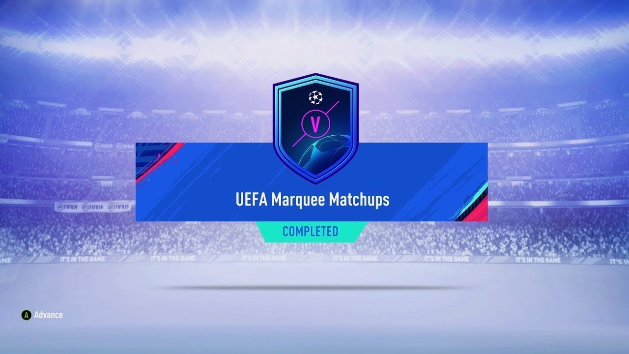 FIFA 19: UEFA MARQUEE MATCHUPS!! *CHEAPEST METHOD*
