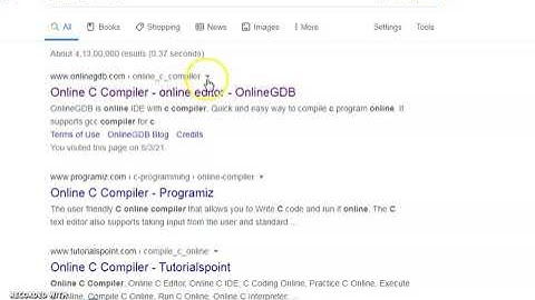 Introduction to online C compiler for C language | part 1
