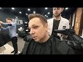 My Cool Haircut at "Model 66" Barber Shop. St Petersburg, Russia
