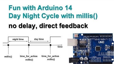 Fun with Arduino 14 Day Night Cycle with millis(), no Delay, Direct Feedback