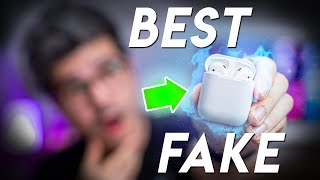 BEST EVER FAKE AIRPODS! Supercopy 1:1 Review | mrkwd tech