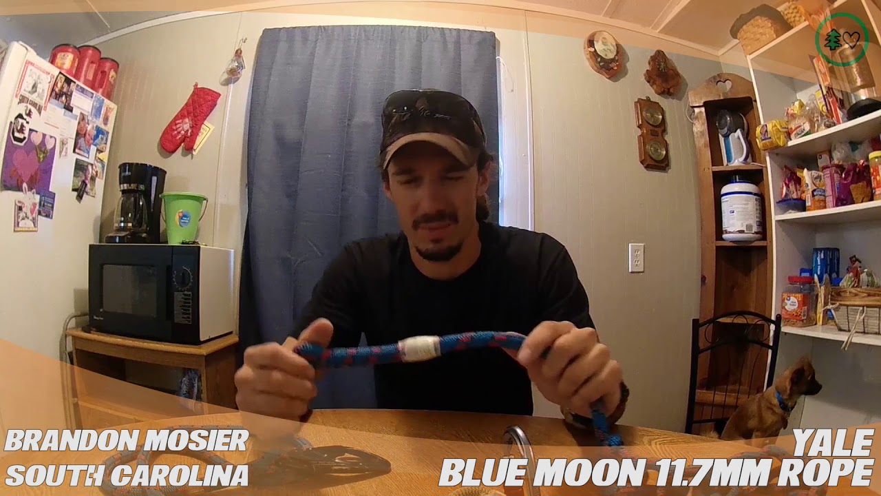 Yale Blue Moon Climbing Rope - TreeStuff.com Customer Brandon Mosier's Review In The Field
