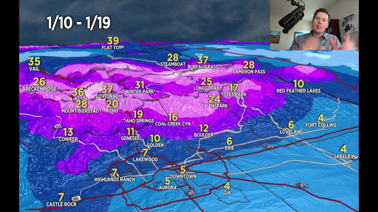 PM Mountain Weather Update 1/10, Meteorologist Chris Tomer YouTube