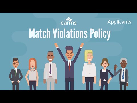 CaRMS Match Violations Policy - Unprofessional behaviour
