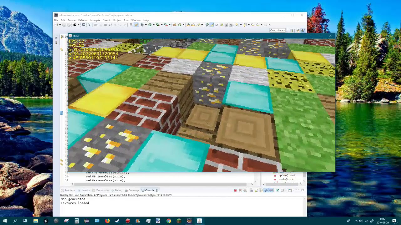 Minecraft clone in java - YouTube