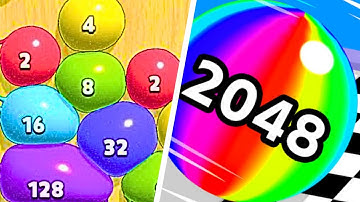 Ball Run 2048 | Blob Merge 3D A | All Games All Levels Android/ IOS 2024