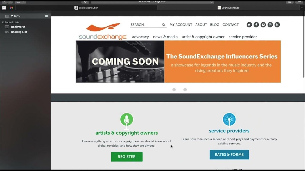 SoundExchange Bulk Upload Royalty Collection YouTube