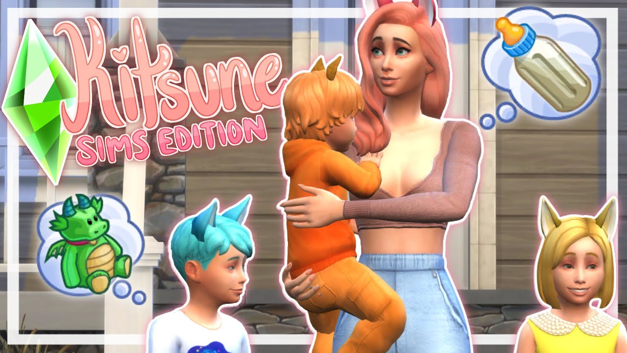 Kitsune Sims Edition "THE KIDS ARE CRAZY!" 1 (Sims 4 Lets Play