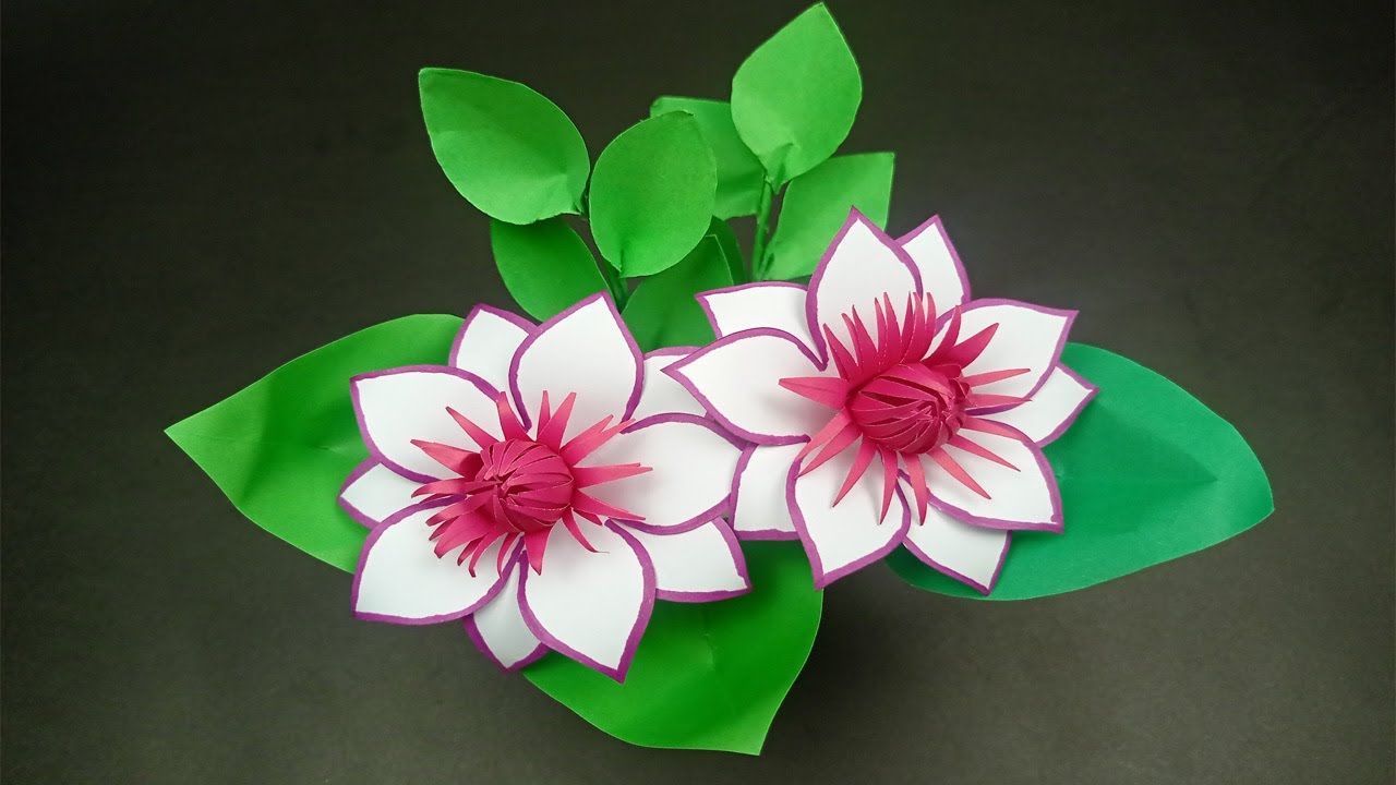 AIM DIY: The Simplest Paper Flowers – So, There.