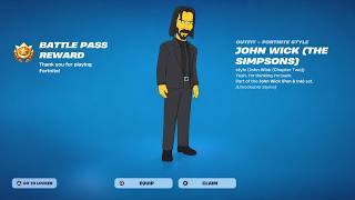How To Unlock The SIMPSONS John Wick Skin FAST And EASY screenshot 3
