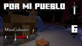 ¡El Primer Guardia de Mi Colonia!  Protegiendo Hastemburg con MineColonies | Minecraft