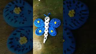 Clay Art for butterfly ??❤️ shorts viral trending art clay