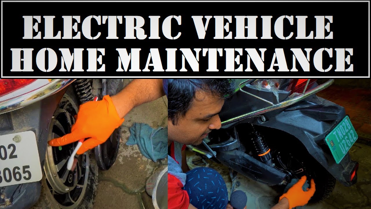 Water wash my electric scooters Safety important Cleaning hubmotor Ayudha poojai special
