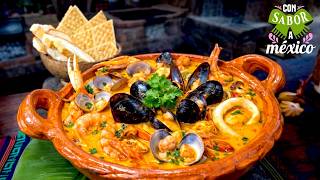 EXQUISITA CAZUELA DE MARISCOS | #ConSaborAMexico