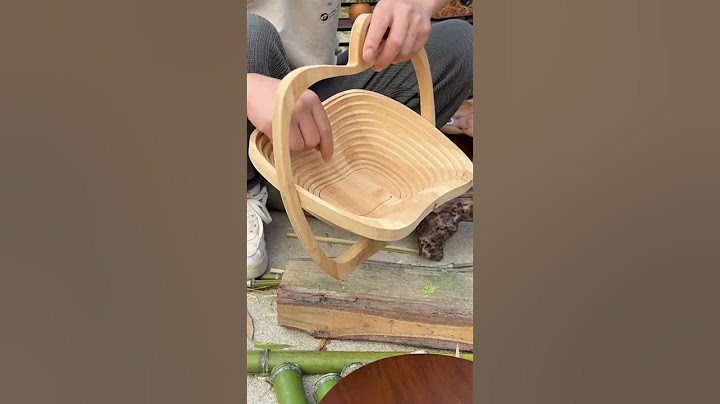 Product Link in Bio ( # 2340 ) ▶️ Foldable All-Natural Wooden Fruit Bowl