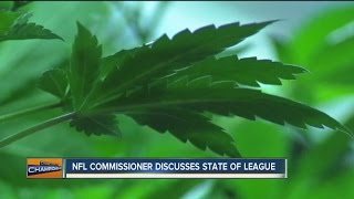 NFL commissioner addresses players' punishment for marijuana use