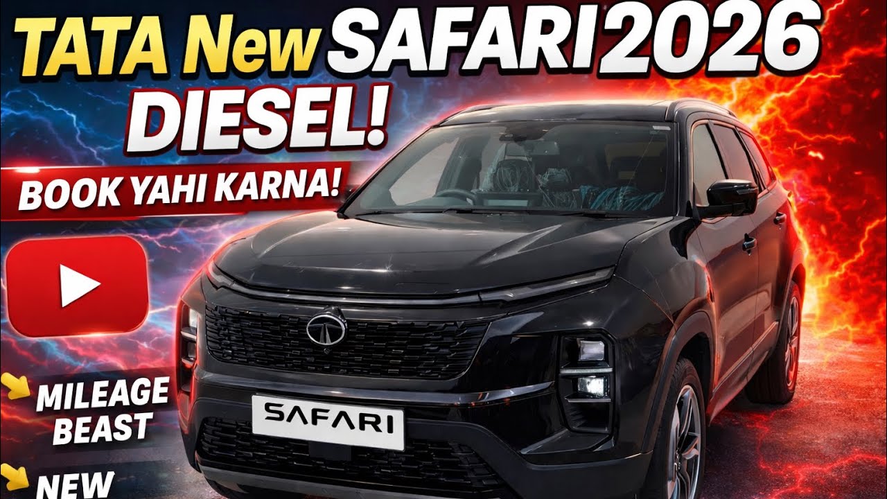 Tata Safari 2026 Diesel😱Itni Powerful SUV Full Review #tata #safari #tatasafari #tatamotors #car 