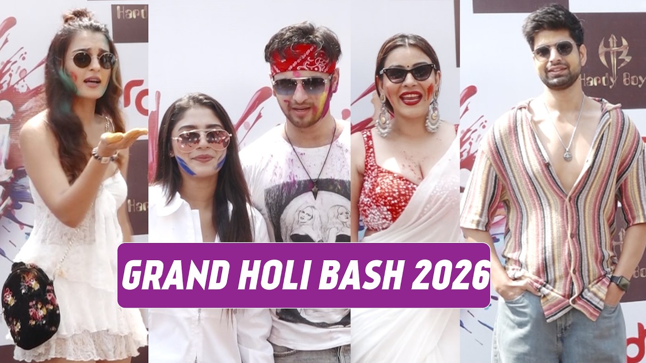 TV Stars Adrija Roy, Shiv Thakare,Shiny Doshi, Ekta Kapoor & More Dazzle at the Grand Holi Bash 2026
