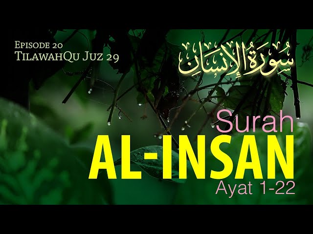 Surah Al-Insan 1 – 22  [Episode 20 TilawahQu Juz 29] class=