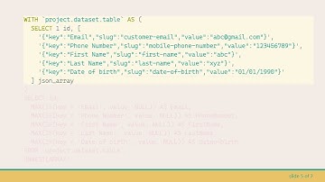 How to Parse JSON Array into Columns in BigQuery
