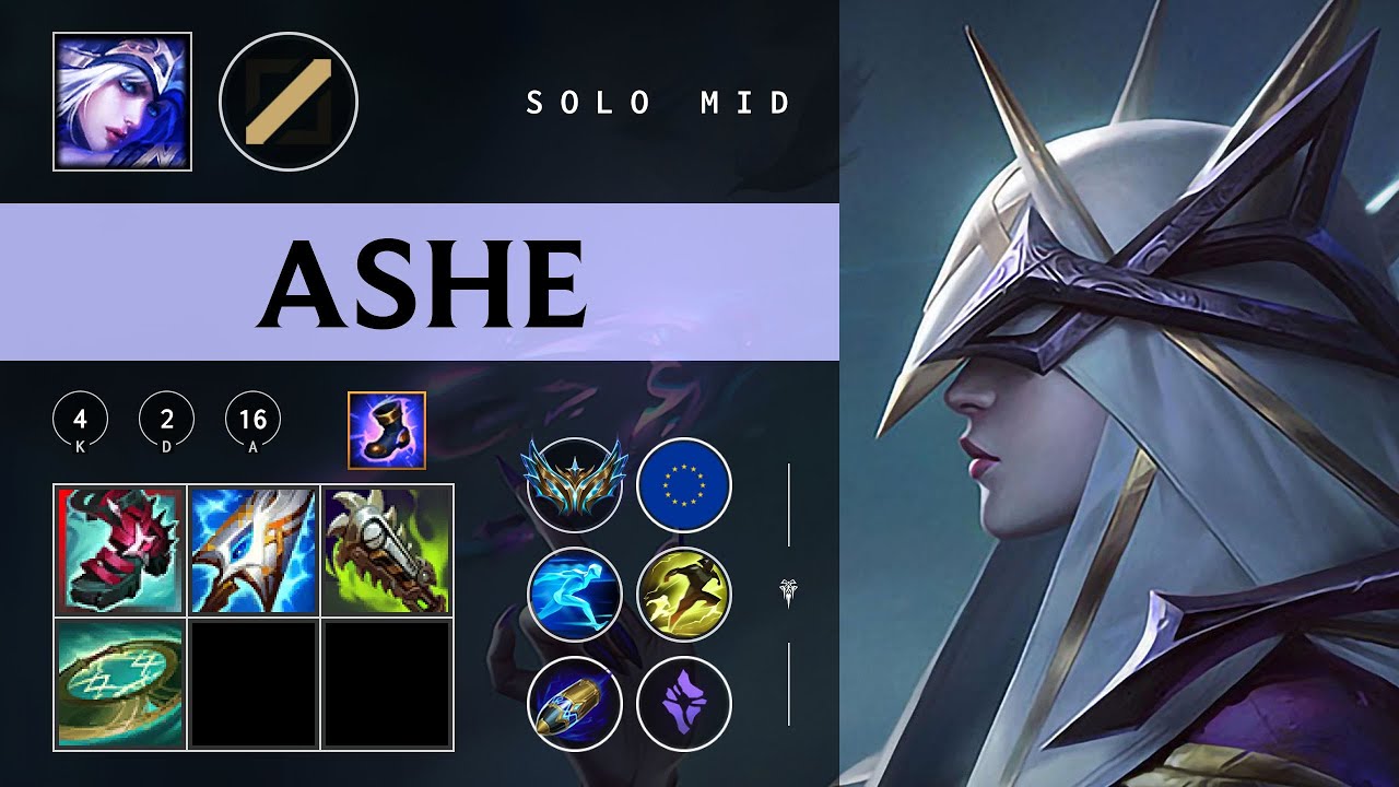 Ashe Mid vs Anivia - EUW Challenger Patch 26.02