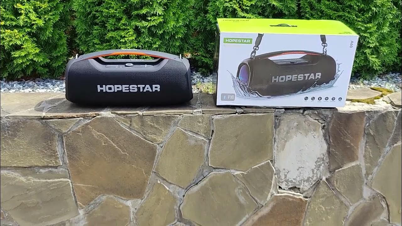 Hopestar A60 100W on open air на улице - YouTube