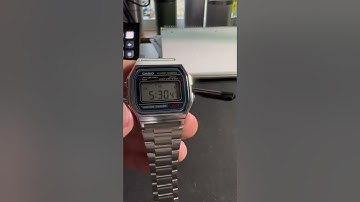 Casio Men’s A158WA | How To Set The Time