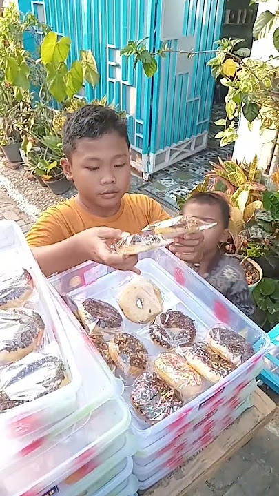 JAJAN DONAT ANEKA RASA HARGA MURAH 2000an #shorts#jajan#murah#donat#aneka#rasa