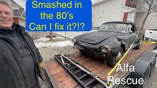 Alfa Rescue! Crashed Classic, can it be saved?! Part 1 by Curiosity Incorporated 32,793 views 4 months ago 22 minutes