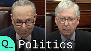 Schumer, McConnell Spar Over Biden's Covid Stimulus Bill on Senate Floor