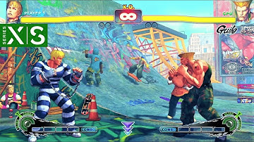 Cody vs Guile (Hardest AI) - Ultra Street Fighter IV