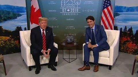 Trump says progress made in trade talks with Canada at G7