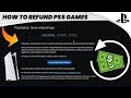 How to refund digital ps5 games easy  scg